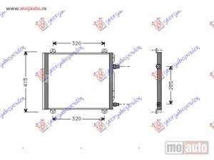 NOVI: delovi  HLADNJAK KLIME (38x390) Renault twingo 98-00 -dostupno
