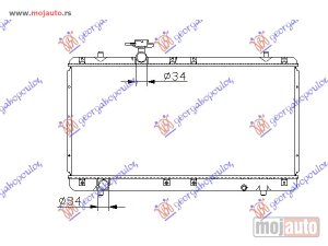 NOVI: delovi  HLADNJAK MOTORA 1.3/1.6 (+/-AC) (35x70) Suzuki liana 01-07 -dostupno