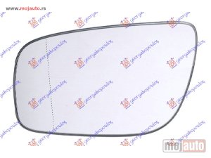 NOVI: delovi  STAKLO RETROVIZORA SA GREJACEM 2006- (ASFERICNO) Levo Mercedes e class (w211) 02-09 -dostupno