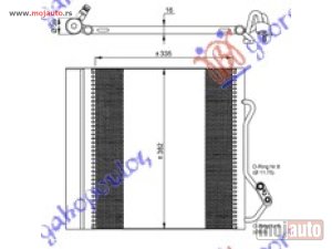 NOVI: delovi  HLADNJAK KLIME (345x383x16) 2002- Smart fortwo 98-07 -dostupno