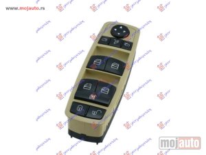NOVI: delovi  PREKIDAC U PREDNJIM VRATIMA (4 TASTERA) (ELEKTRO-SKLOPIV RETROVIZOR) (KREM OKVIR) (3 PIN) Levo Mercedes a class (w169) 04-12 -dostupno