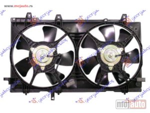 NOVI: delovi  VENTILATOR HLADNJAKA (DUPLI) KOMPLET (BENZIN) (SA TURBO) Subaru forester 02-08 -dostupno
