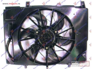 NOVI: delovi  VENTILATOR HLADNJAKA KOMPLET (BENZIN) Mercedes slk (r170) 96-04 -dostupno