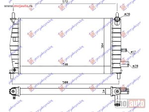 NOVI: delovi  HLADNJAK MOTORA 1.1/1.3CC (50x31) Ford fiesta 99-02 -nedostupno