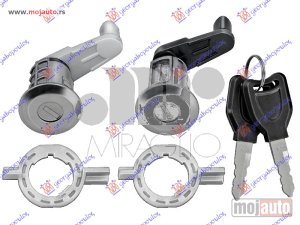 NOVI: delovi  CILINDAR BRAVE PREDNJIH VRATA (SA KLJUCEVIMA) (SET 2 KOM) Renault megane l/b 99-02 -dostupno