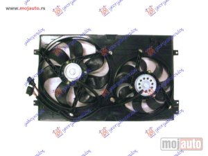 NOVI: delovi  VENTILATOR HLADNJAKA (DUPLI) KOMPLET (BENZIN/DIZEL) Seat leon 99-05 -dostupno