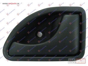 NOVI: delovi  KVAKA PREDNJIH VRATA UNUTRASNJA CRNA Desno Renault twingo 00-07 -dostupno