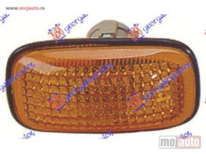 NOVI: delovi  MIGAVAC U KRILU ZUTI Nissan almera (n15) h/b 98-00 -dostupno