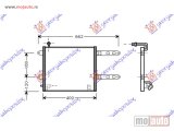 NOVI: delovi  HLADNJAK KLIME (335x365x21) Vw polo 99-01 -dostupno