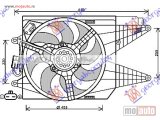 NOVI: delovi  VENTILATOR KOMPLET (ABARTH) (MAHLE BEHR PREMIUM LINE) Fiat 500 07-15 -nedostupno