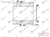NOVI: delovi  HLADNJAK MOTORA BENZIN/DIZEL (38x55x2.6) Peugeot 407 04-10 -dostupno