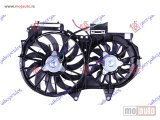 NOVI: delovi  VENTILATOR (DUPLI) KOMPLET (1.6/1.8/2.0 BENZIN - 1.9/2.0 TDi DIZEL) (380/280mm) Audi a4 04-07 -dostupno