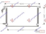 NOVI: delovi  HLADNJAK KLIME (550x280) 2 PRIKLJUCKA Citroen saxo 99-04 -dostupno