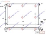 NOVI: delovi  HLADNJAK MOTORA 1.8 8V/16V 2.0i 16V (AUTO) (+AC) (64x40) Peugeot 406 coupe 96-05 -dostupno