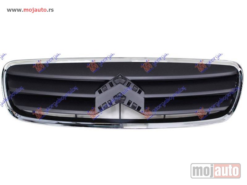 Glavna slika -  PVC MASKA OTVORENA (HROM OKVIR) Citroen c2 08-10 -dostupno - MojAuto
