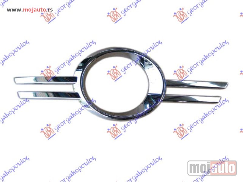 Glavna slika -  OKVIR MAGLENKE OKRUGLI HROM (AVANTGARDE) Desno Mercedes c class (w204) 07-11 -dostupno - MojAuto