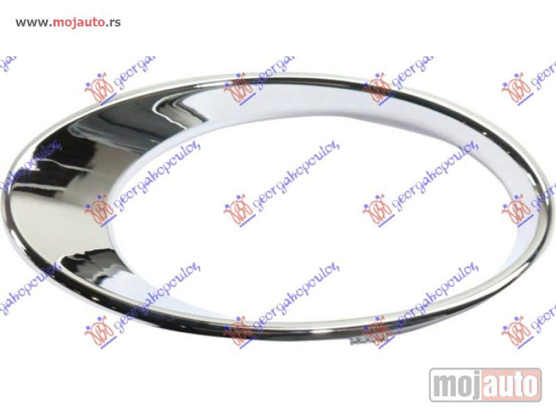 Glavna slika -  OKVIR MAGLENKE DUGULJASTI HROM (ELEGANCE) Desno Mercedes c class (w204) 07-11 -dostupno - MojAuto