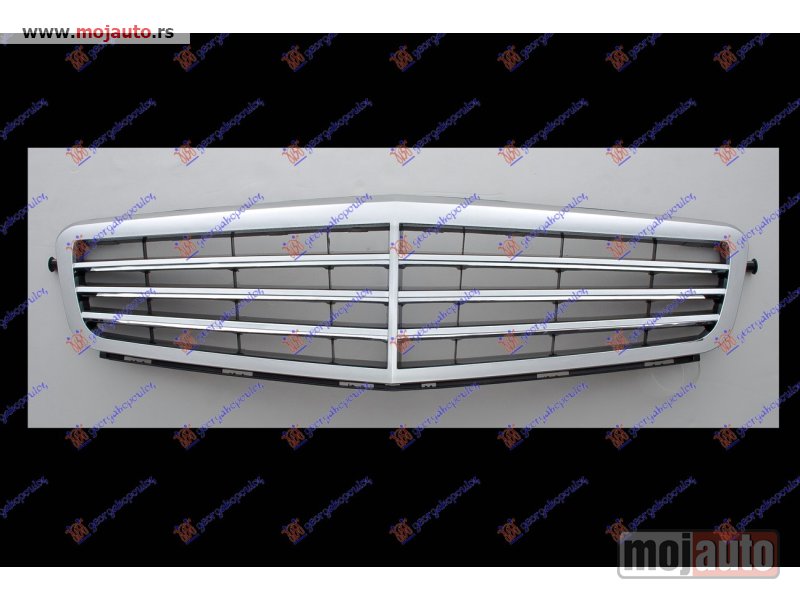 Glavna slika -  PVC MASKA HROM/CRNA (CLASSIC/ELEGANCE) Mercedes c class (w204) 07-11 -dostupno - MojAuto