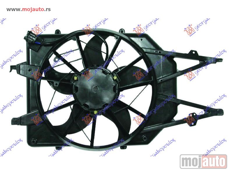 Glavna slika -  VENTILATOR KOMPLET (BENZIN) (-AC) Ford focus 98-04 -dostupno - MojAuto