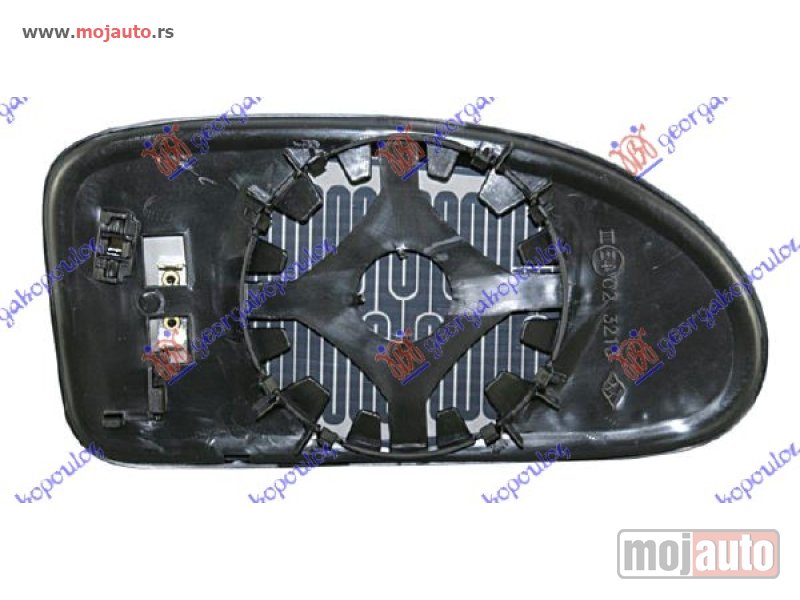 Glavna slika -  STAKLO RETROVIZORA (OKRUGLO KACENJE) (KONVEKSNO) Levo Ford focus 98-04 -dostupno - MojAuto