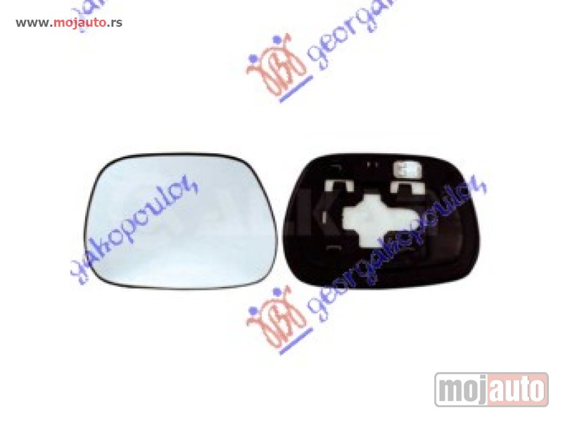 Glavna slika -  STAKLO RETROVIZORA SA GREJACEM Desno Toyota rav 4 (xa20) 00-05 -dostupno - MojAuto