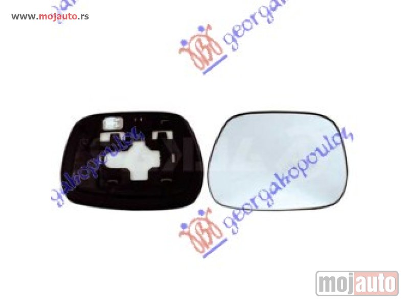 Glavna slika -  STAKLO RETROVIZORA SA GREJACEM Levo Toyota rav 4 (xa20) 00-05 -dostupno - MojAuto