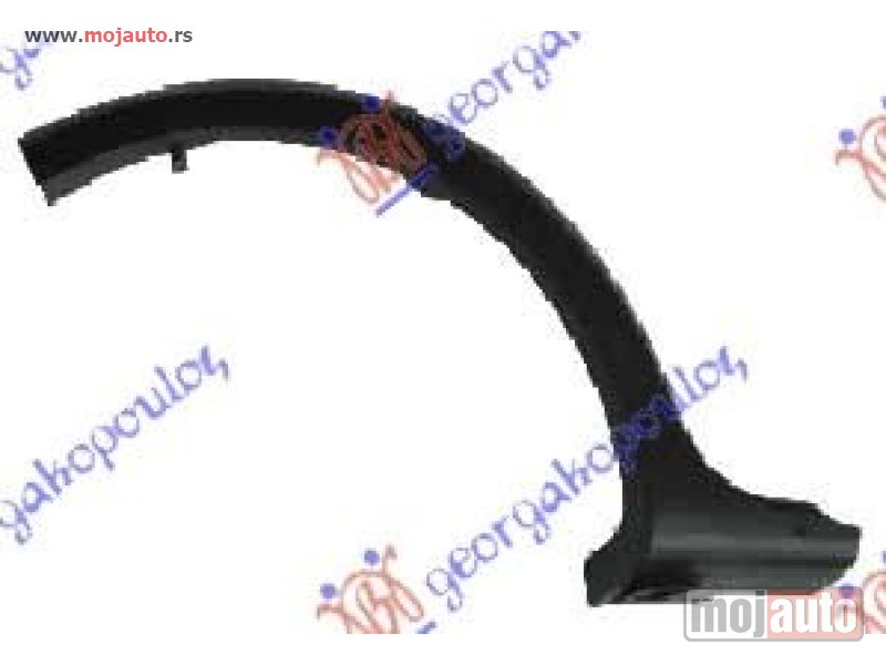 Glavna slika -  RUB PLASTICNI ZADNJEG BLATOBRANA (STEPWAY) Desno Dacia sandero 08-12 -dostupno - MojAuto