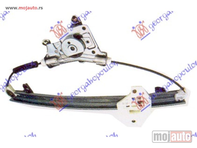 Glavna slika -  PODIZAC ZADNJEG PROZORA ELEKTRICNI (BEZ MOTORA) Desno Hyundai accent sdn 99-02 -dostupno - MojAuto