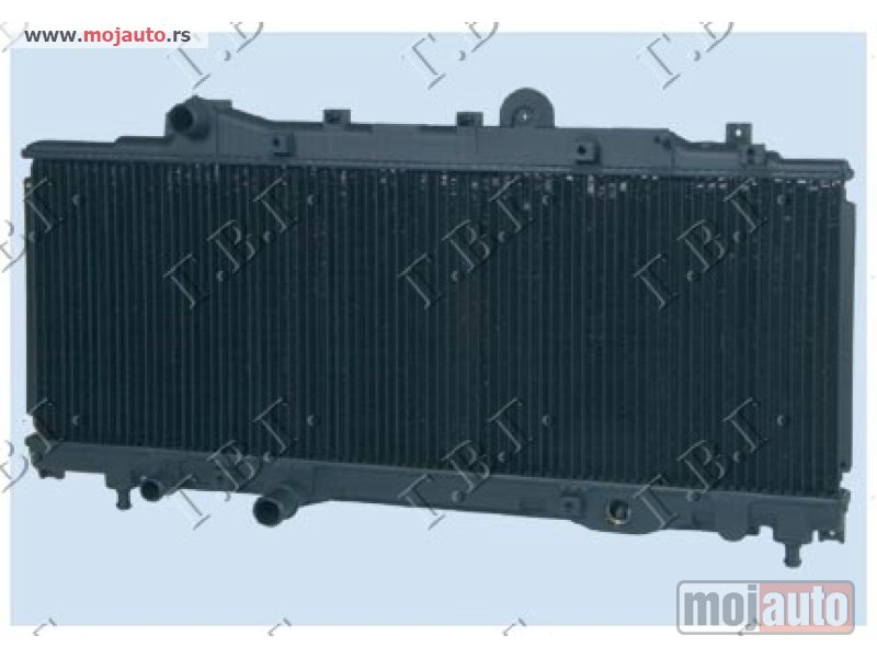 Glavna slika -  HLADNJAK MOTORA 1.2/1.4cc (+AC) (75.5x27) 96-00 Lancia y 96-03 -dostupno - MojAuto