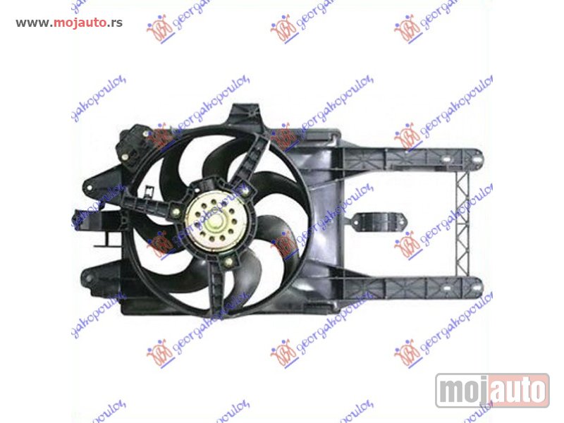 Glavna slika -  VENTILATOR HLADNJAKA KOMPLET (BENZIN) (+AC) 00- Lancia y 96-03 -dostupno - MojAuto