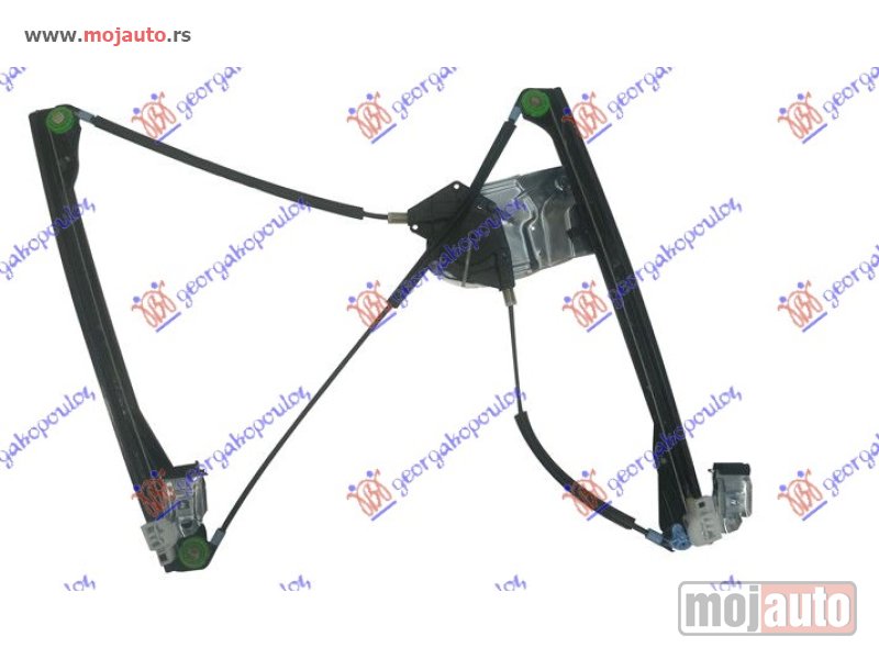 Glavna slika -  PODIZAC PREDNJEG PROZORA ELEKTRICNI (BEZ MOTORA) 5 VRATA Levo Vw polo 99-01 -dostupno - MojAuto