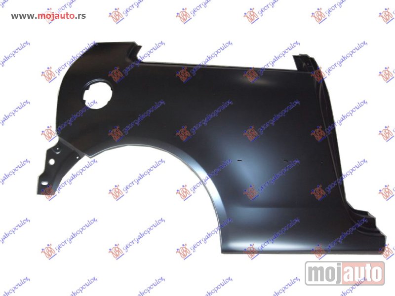 Glavna slika -  ZADNJI BLATOBRAN 3 VRATA Desno Vw polo 02-05 -dostupno - MojAuto