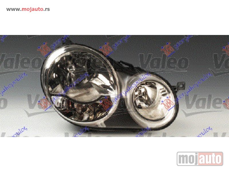Glavna slika -  FAR SA MOTOROM (VALEO) Desno Vw polo 02-05 -dostupno - MojAuto