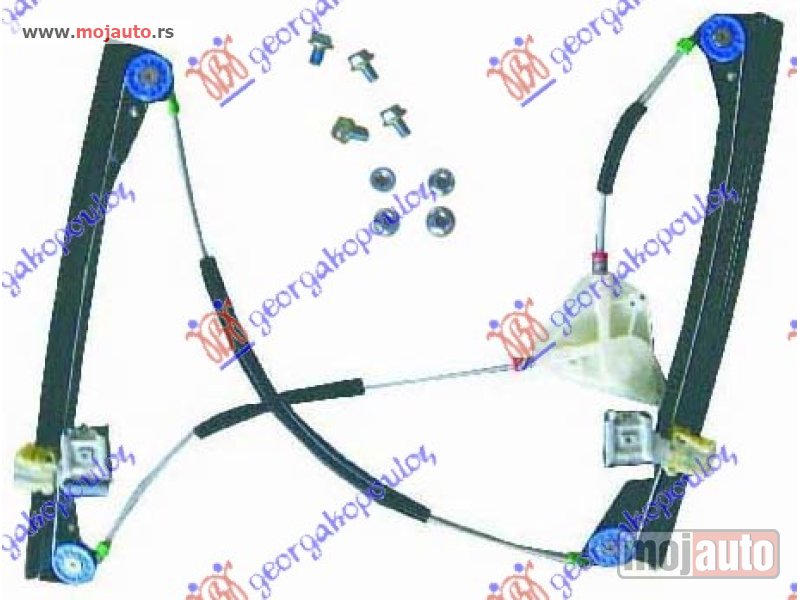 Glavna slika -  PODIZAC PROZORA ELEKTRICNI (BEZ MOTORA) 3 VRATA Levo Vw polo 02-05 -dostupno - MojAuto