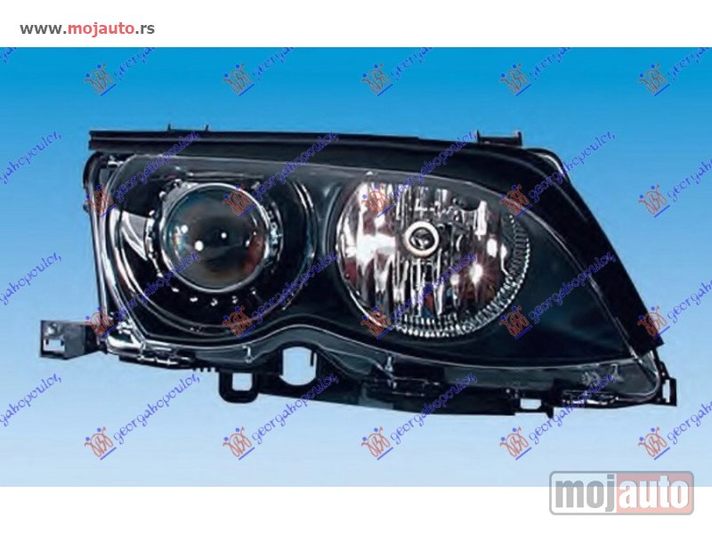 Glavna slika -  FAR XENON CRNI (TYC) Desno Bmw series 3 (e46) sdn 02-05 -dostupno - MojAuto