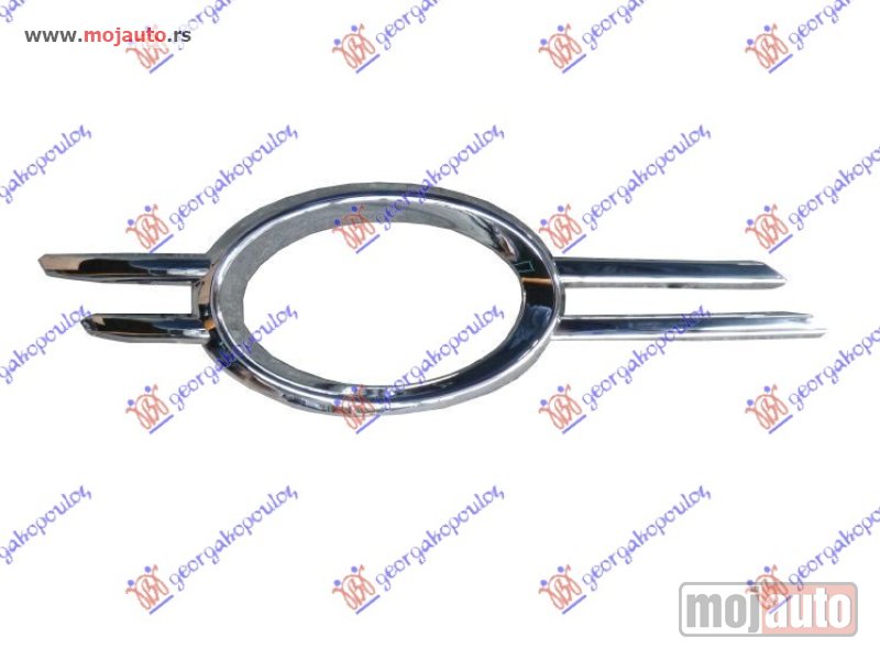 Glavna slika -  OKVIR MAGLENKE HROM 06- (AVANGARDE) Desno Mercedes e class (w211) 02-09 -dostupno - MojAuto