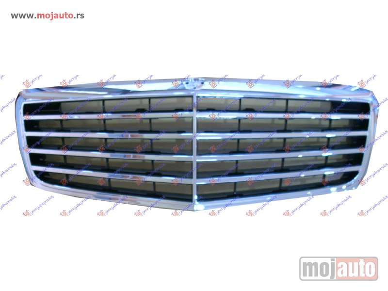 Glavna slika -  PVC MASKA KOMPLET HROM-CRNA 2006- (ELEGANCE/AVANTGARDE) Mercedes e class (w211) 02-09 -dostupno - MojAuto
