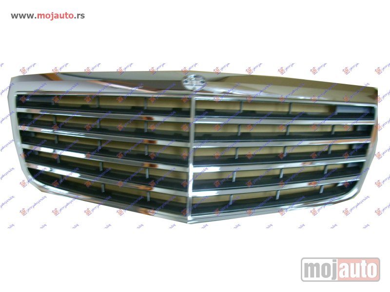 Glavna slika -  PVC MASKA KOMPLET HROM-SREBRNA 2006- Mercedes e class (w211) 02-09 -dostupno - MojAuto