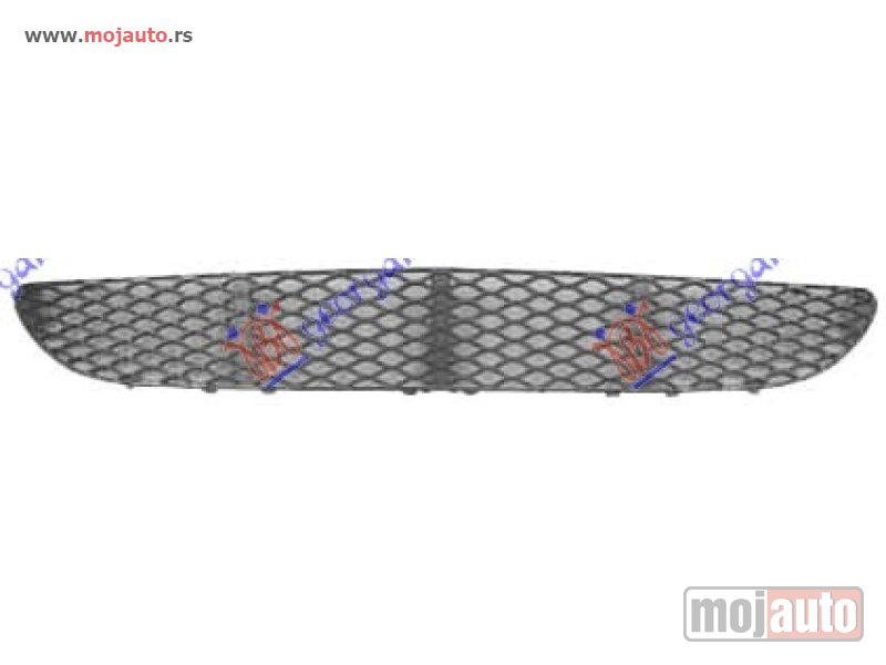 Glavna slika -  CENTRALNA RESETKA -06 (CLASSIC-ELEGANCE) Mercedes e class (w211) 02-09 -dostupno - MojAuto