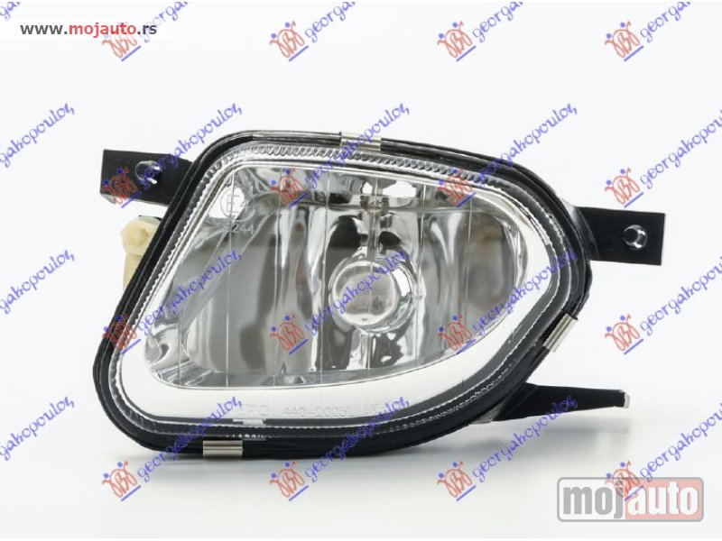 Glavna slika -  MAGLENKA (HROM KUCISTE) 2002-2004 (E) (DEPO) Levo Mercedes e class (w211) 02-09 -dostupno - MojAuto