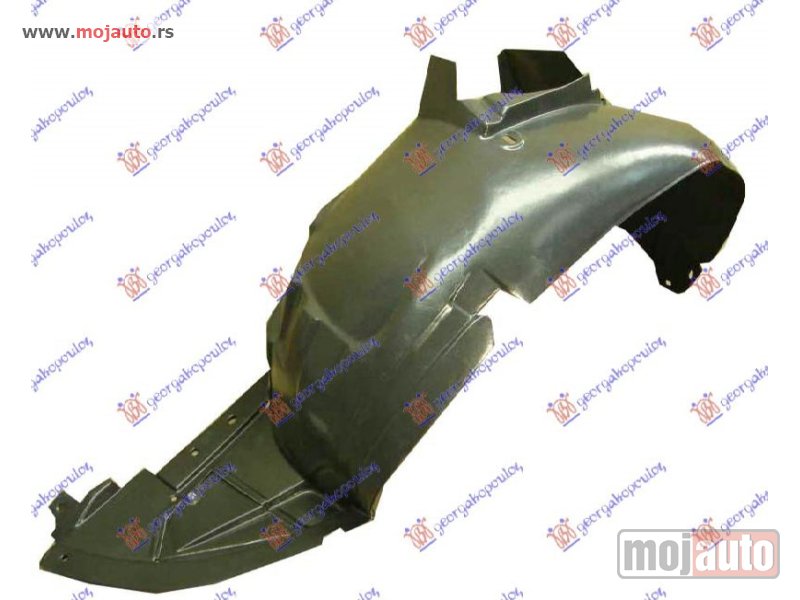 Glavna slika -  POTKRILO PLASTICNO 2006- Levo Citroen c3 02-10 -dostupno - MojAuto