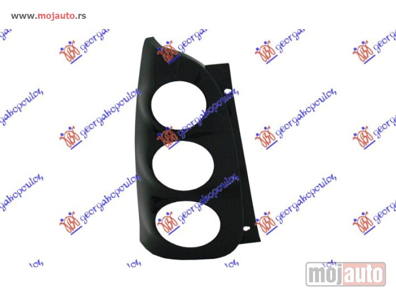 Glavna slika -  OKVIR STOP LAMPE CRNI 02- (ULO) Levo Smart fortwo 98-07 -nedostupno - MojAuto