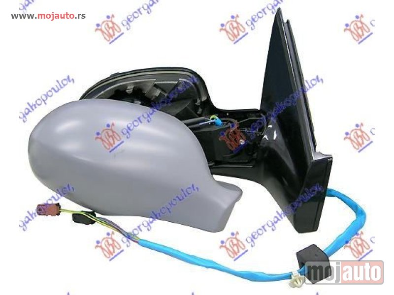 Glavna slika -  RETROVIZOR ELEKTRICNI SA GREJACEM PM (ELEKTRO-SKLOPIV) (SENZOR) (A KVALITET) (ASFERICNO STAKLO) Desno Citroen c5 01-04 -dostupno - MojAuto