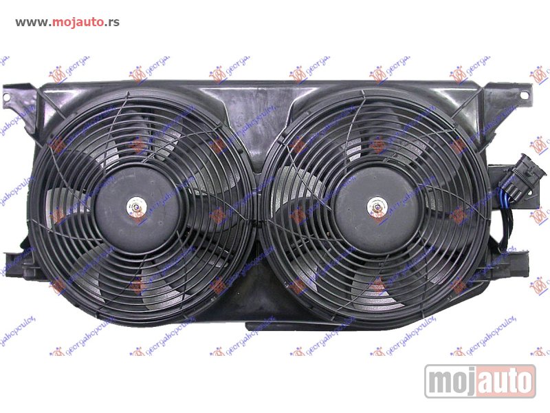 Glavna slika -  VENTILATOR KLIME (DUPLI) KOMPLET (BENZIN-DIZEL) Mercedes ml (w163) 98-05 -dostupno - MojAuto