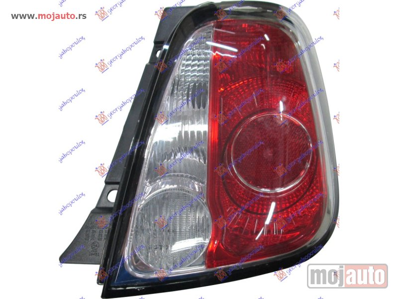 Glavna slika -  STOP LAMPA (SPORT) (CRNI OKVIR) (DEPO) Desno Fiat 500 07-15 -nedostupno - MojAuto