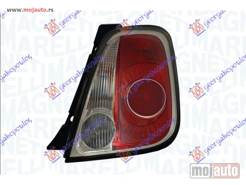 Glavna slika -  STOP LAMPA (CRNI OKVIR) (SPORT) (MARELLI) Desno Fiat 500 07-15 -dostupno - MojAuto