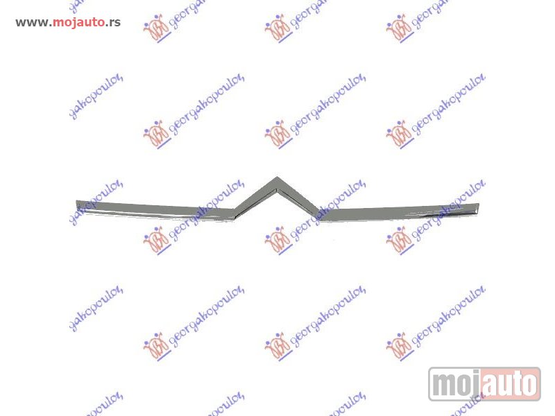 Glavna slika -  LAJSNA HAUBE GORNJA HROM -2008 Citroen c4 04-11 -dostupno - MojAuto