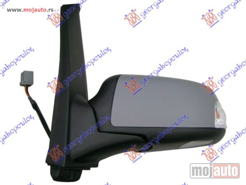 Glavna slika -  RETROVIZOR ELEKTRICNI SA GREJACEM (ELEKTRO-SKLOPIV) (MIGAVAC) (SVETLO) (A KVALITET) (KONVEKSNO STAKLO) Levo Ford focus c-max 03-07 -dostupno - MojAuto