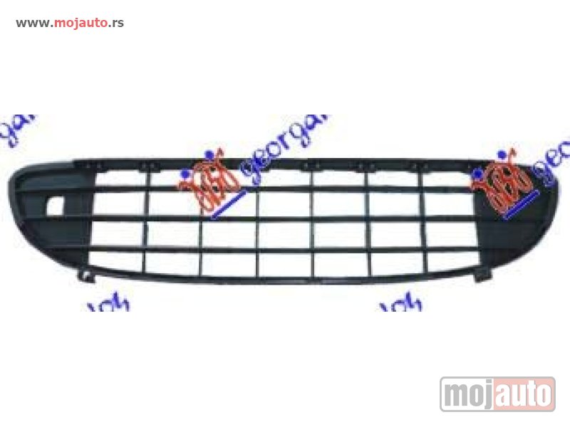 Glavna slika -  CENTRALNA RESETKA Peugeot 407 04-10 -dostupno - MojAuto