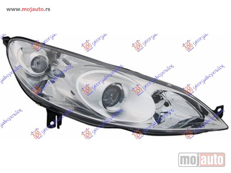 Glavna slika -  FAR ELEKTRICNI (DEPO) Desno Peugeot 407 04-10 -dostupno - MojAuto